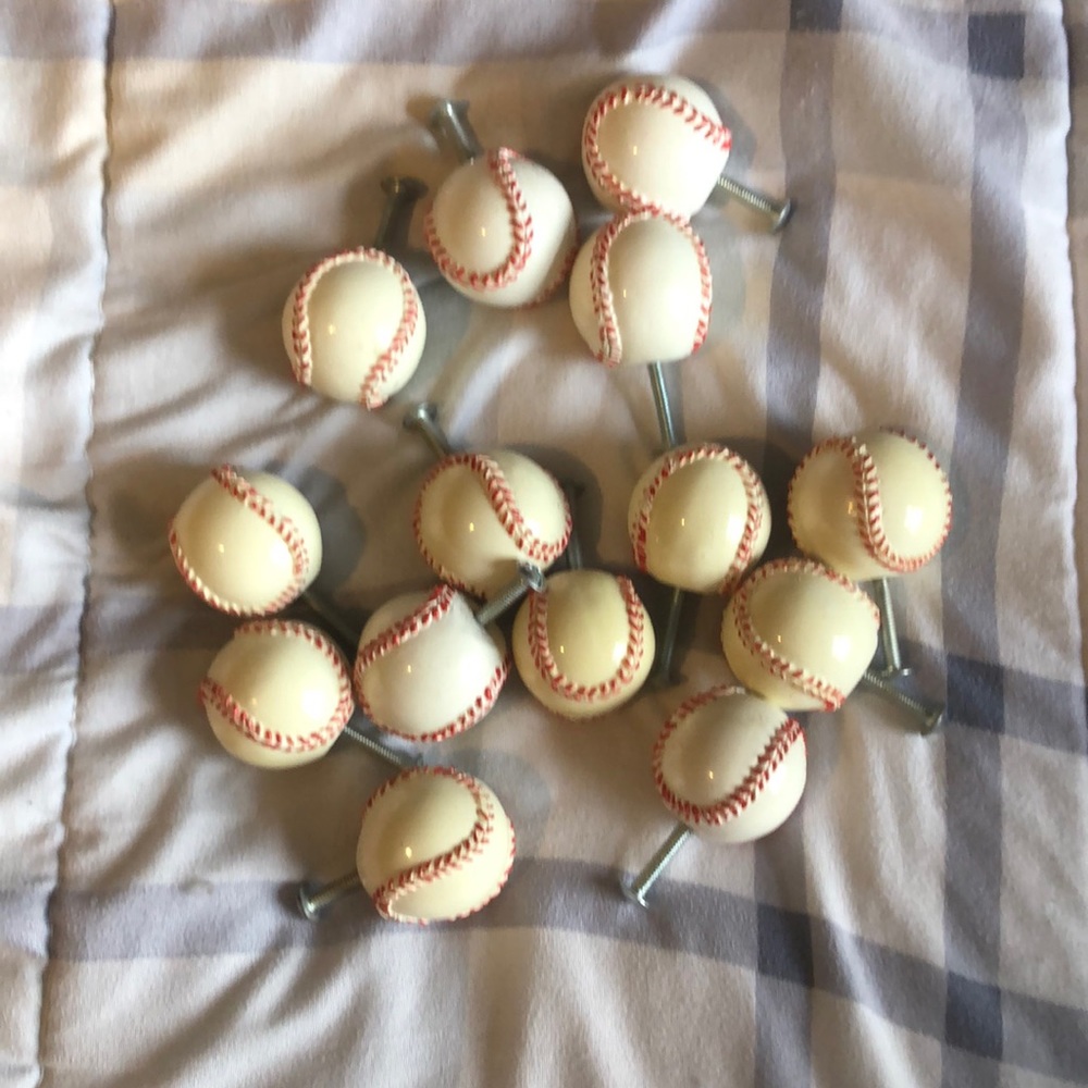 Baseball knobs for draws 14 knobs
